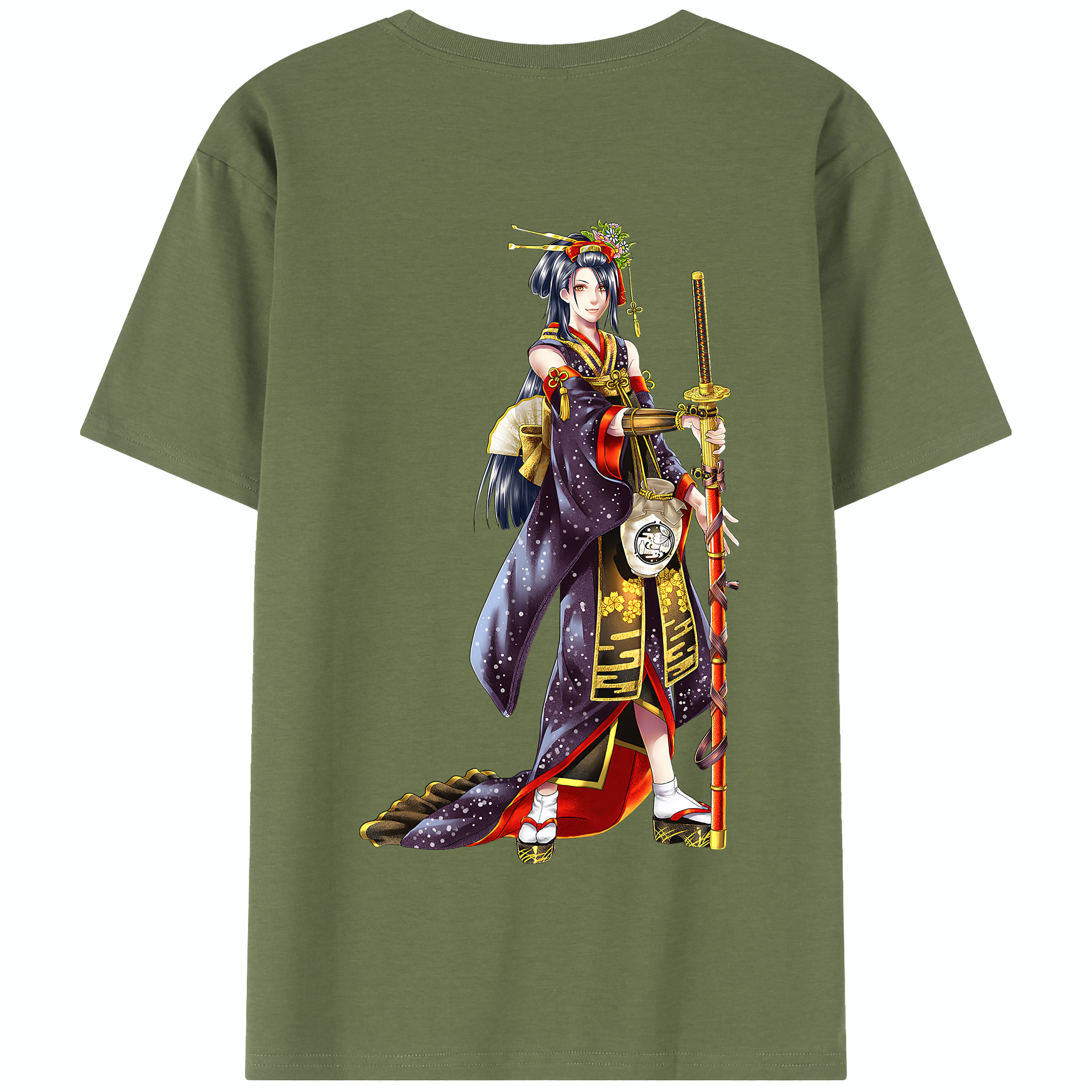 （画像用） 刀剣乱舞 Touken Ranbu 綿100％半袖Tシャツ（背面プリント）